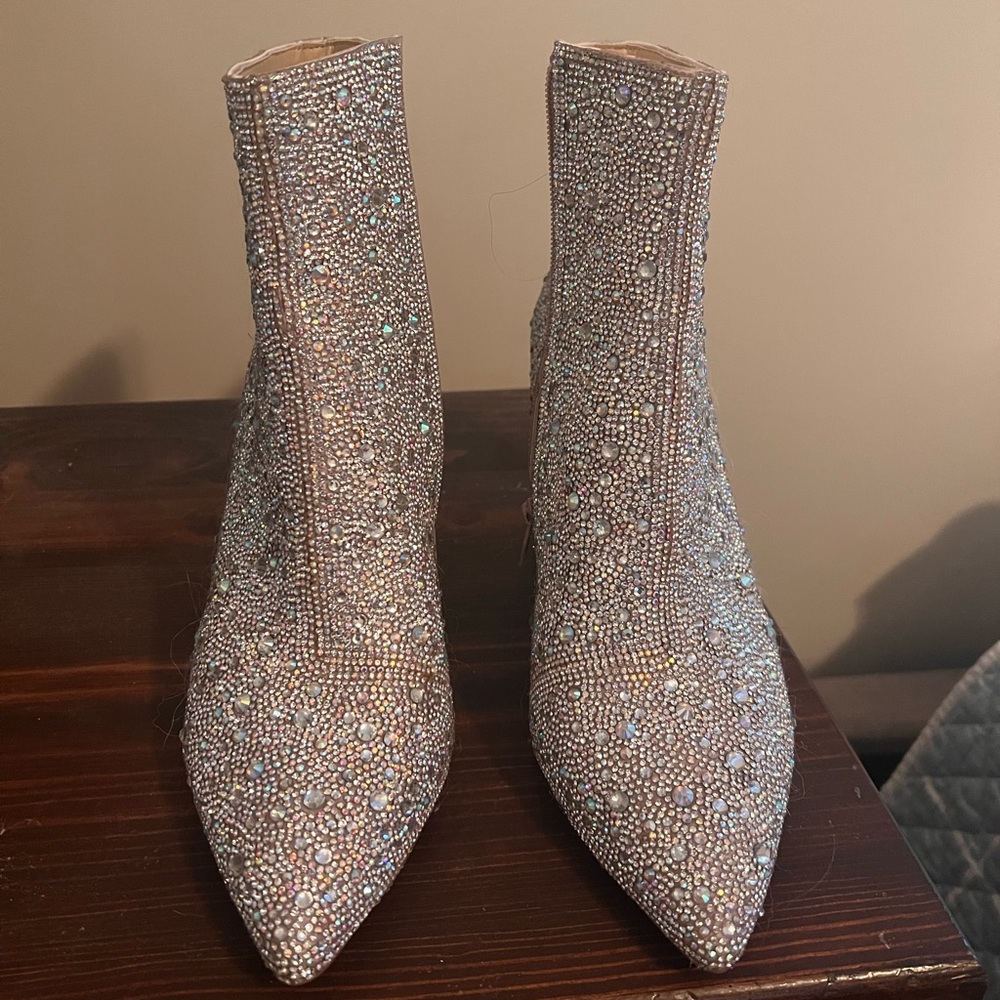 Brand new Betsey Johnson Sparkle Boots